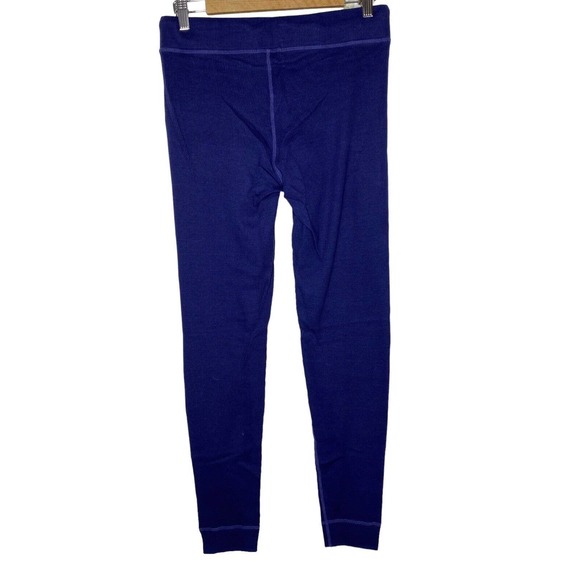 NWT Monrow Womens Ribbed Cuff Sweatpants Size Medium Lounge Wear Blue Drawstring - Picture 6 of 10